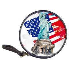 Statue Of Liberty Independence Day Poster Art Classic 20-cd Wallets by Jancukart
