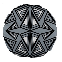 Abstract Pattern Geometric Backgrounds   Large 18  Premium Flano Round Cushions by Eskimos