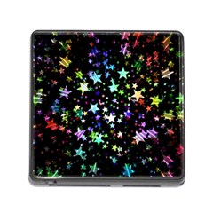 Christmas-star-gloss-lights-light Memory Card Reader (square 5 Slot) by Jancukart