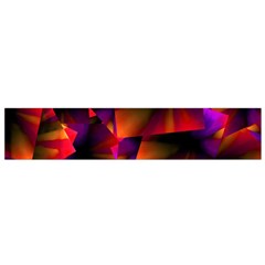 Squares Motif Geometric Pattern Small Flano Scarf by dflcprintsclothing