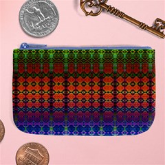 Fractaled Pixels Large Coin Purse by Thespacecampers