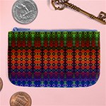 Fractaled Pixels Large Coin Purse Front