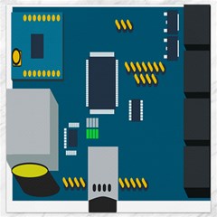 Amphisbaena Two Platform Dtn Node Vector File Canvas 12  X 12  by Sapixe