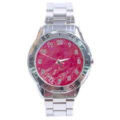 My Pour Cup Painting 1 Cbdoilprincess  Stainless Steel Analogue Watch by CBDOilPrincess1