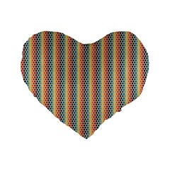 Digitalart Standard 16  Premium Flano Heart Shape Cushions by Sparkle