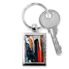 Art-modern-painting-background Key Chain (rectangle) by Jancukart