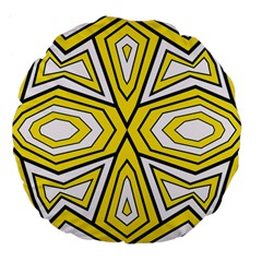 Abstract Pattern Geometric Backgrounds  Large 18  Premium Flano Round Cushions by Eskimos