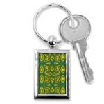 Abstract pattern geometric backgrounds Key Chain (Rectangle) Front