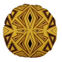 Abstract Pattern Geometric Backgrounds Large 18  Premium Flano Round Cushions by Eskimos