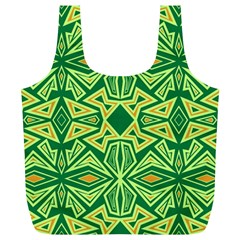 Abstract Pattern Geometric Backgrounds Full Print Recycle Bag (xl) by Eskimos