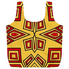 Abstract Pattern Geometric Backgrounds Full Print Recycle Bag (xl) by Eskimos