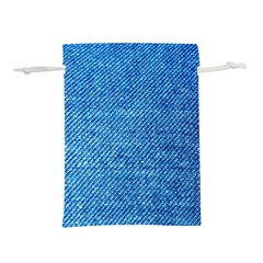 Jeans Blue  Lightweight Drawstring Pouch (m) by artworkshop