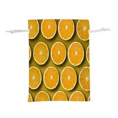 Oranges Slices  Pattern Lightweight Drawstring Pouch (m) by artworkshop