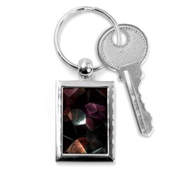 Crystals Background Designluxury Key Chain (rectangle) by Jancukart