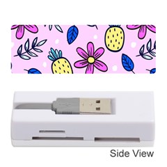 Flowers Purple Memory Card Reader (stick) by nateshop
