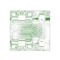 Circuit Board Satin Bandana Scarf 22  X 22  by Sapixe