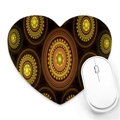 Fractal Heart Mousepads by nateshop