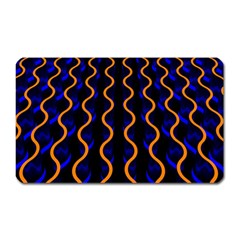 Pattern Abstract Wallpaper Waves Magnet (rectangular) by Jancukart