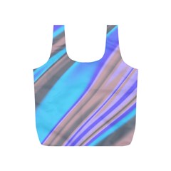 Wave Abstract Texture Design Full Print Recycle Bag (s) by Amaryn4rt