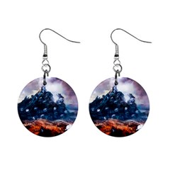 Artificial Intelligence Surreal Mini Button Earrings by Amaryn4rt