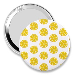 Fruit Food Juicy Organic Yellow 3  Handbag Mirrors by Wegoenart