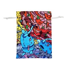 Graffiti-wall-mural-painting-arts Lightweight Drawstring Pouch (m) by Simbadda