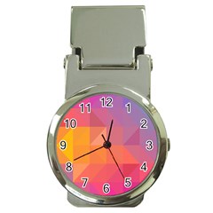 Illustration Geometric Pattern Design Graphic Money Clip Watches by Wegoenart