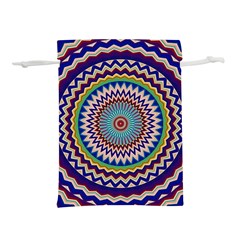 Illustration Kaleidoscope Geometric Circles Lightweight Drawstring Pouch (m) by Wegoenart