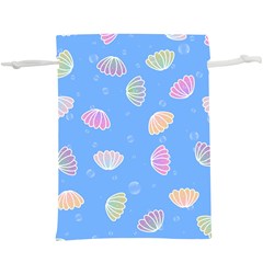 Illustration Seashell Clam Pattern Art Design  Lightweight Drawstring Pouch (xl) by danenraven