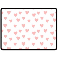 Small Cute Hearts Double Sided Fleece Blanket (large)  by ConteMonfrey