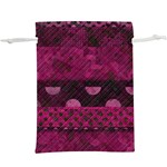 Illustration Background Pattern Texture Design  Lightweight Drawstring Pouch (XL) Back