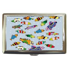 Fish Ocean Sea Water Diving Blue Nature Cigarette Money Case by Ravend