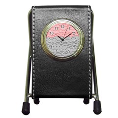 Creation Painting Fantasy Texture Pen Holder Desk Clock by Ravend