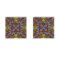 Mosaic Pattern Background Cufflinks (square) by Ravend