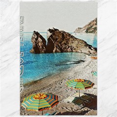 Beach Day At Cinque Terre, Colorful Italy Vintage Canvas 20  X 30  by ConteMonfrey
