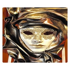 Artistic Venetian Mask Double Sided Flano Blanket (small)  by ConteMonfrey
