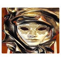 Artistic Venetian Mask Double Sided Flano Blanket (medium)  by ConteMonfrey