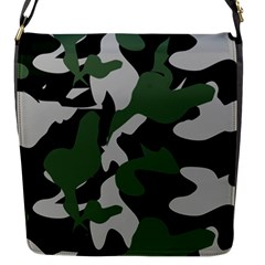 Illustration Camouflage Camo Army Soldier Abstract Pattern Flap Closure Messenger Bag (s) by danenraven