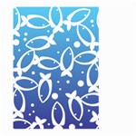 Blue Fish Water Aquarium Large Garden Flag (Two Sides) Back