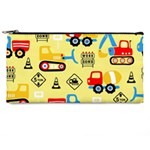 Seamless pattern vector industrial vehicle cartoon Pencil Case Front