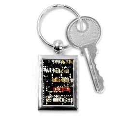 Art-design-color-banner-wallpaper Key Chain (rectangle) by Jancukart