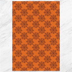 Halloween Black Orange Spider Web   Canvas 12  X 18  by ConteMonfrey