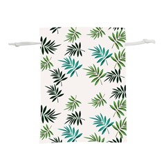 Leaves Plant Design Template Lightweight Drawstring Pouch (m) by Ravend