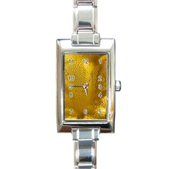 Beer Drink Glass Yellow Cup Bar Rectangle Italian Charm Watch by Wegoenart