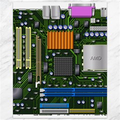 Illustration Motherboard Pc Computer Canvas 16  X 20  by danenraven