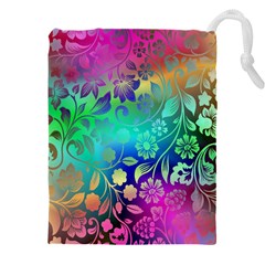 Flower Nature Petal  Blossom Drawstring Pouch (4xl) by Ravend