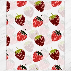Strawberry Fruit Pattern Background Canvas 20  X 24  by Wegoenart