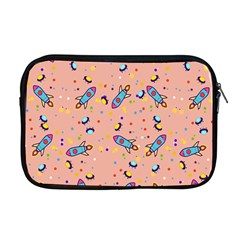 Rocket Ship Rocket Spaceship Apple Macbook Pro 17  Zipper Case by Ravend