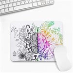 Anatomy Brain Head Medical Psychedelic  Skull Small Mousepad Front