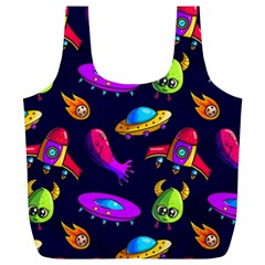 Space Pattern Full Print Recycle Bag (xl) by Ravend